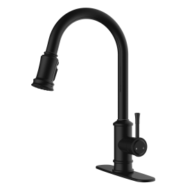 Kitchen Faucet- 3 Modes Pull Down Sprayer Kitchen Tap Faucet Head, Single Handle&Deck Plate for 1or3 Holes, 360¬∞ Rotation, Stainless Steel No Lead fo