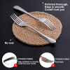 Aursear Upgrade Stainless Steel Dinner Forks Set, Salad Forks,Silver