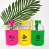 Biggdesign Moods Up Lucky Glass Flask with Neoprene Cover 600 Ml