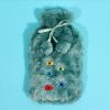 Biggdesign My Eyes On You Turquoise Hot Water Bottle