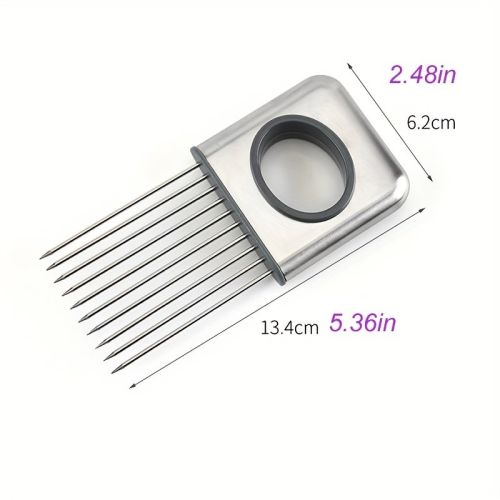Onion Slicer Holder, Onion Holder For Slicing, 304 Stainless Steel Onion Slicer Cutter, Lemon Holder Slicer, Creative Onion Slicer Holder, Onion Slice Onion Slicer Holder, Onion Holder For Slicing, 304 Stainless Steel Onion Slicer Cutter, Lemon Holder Slicer, Creative Onion Slicer Holder, Onion Slice